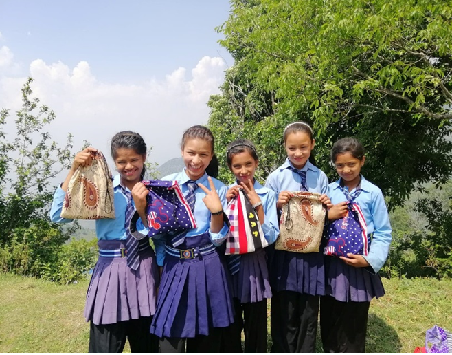 Training provided to girls in Chisapani, Nepal
